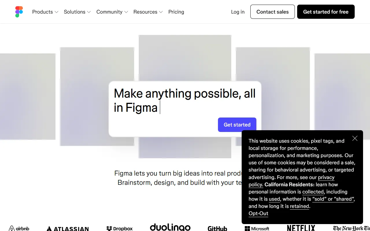 Figma AI AI tool interface screenshot