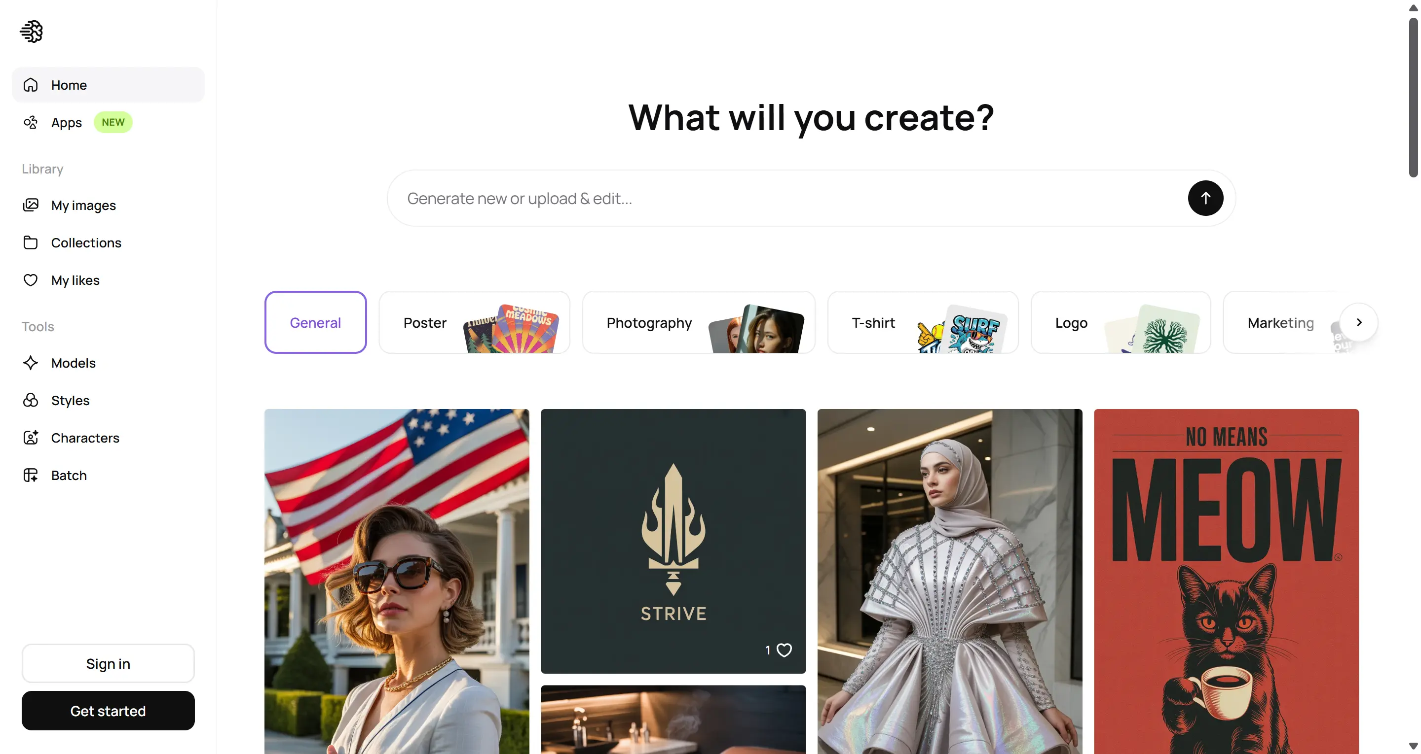 Ideogram AI tool interface screenshot