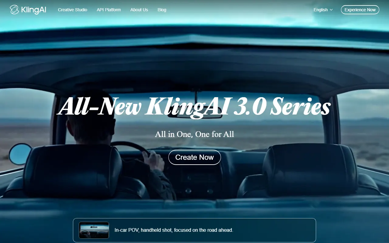 Kling AI AI tool interface screenshot